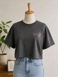 Crop top wine