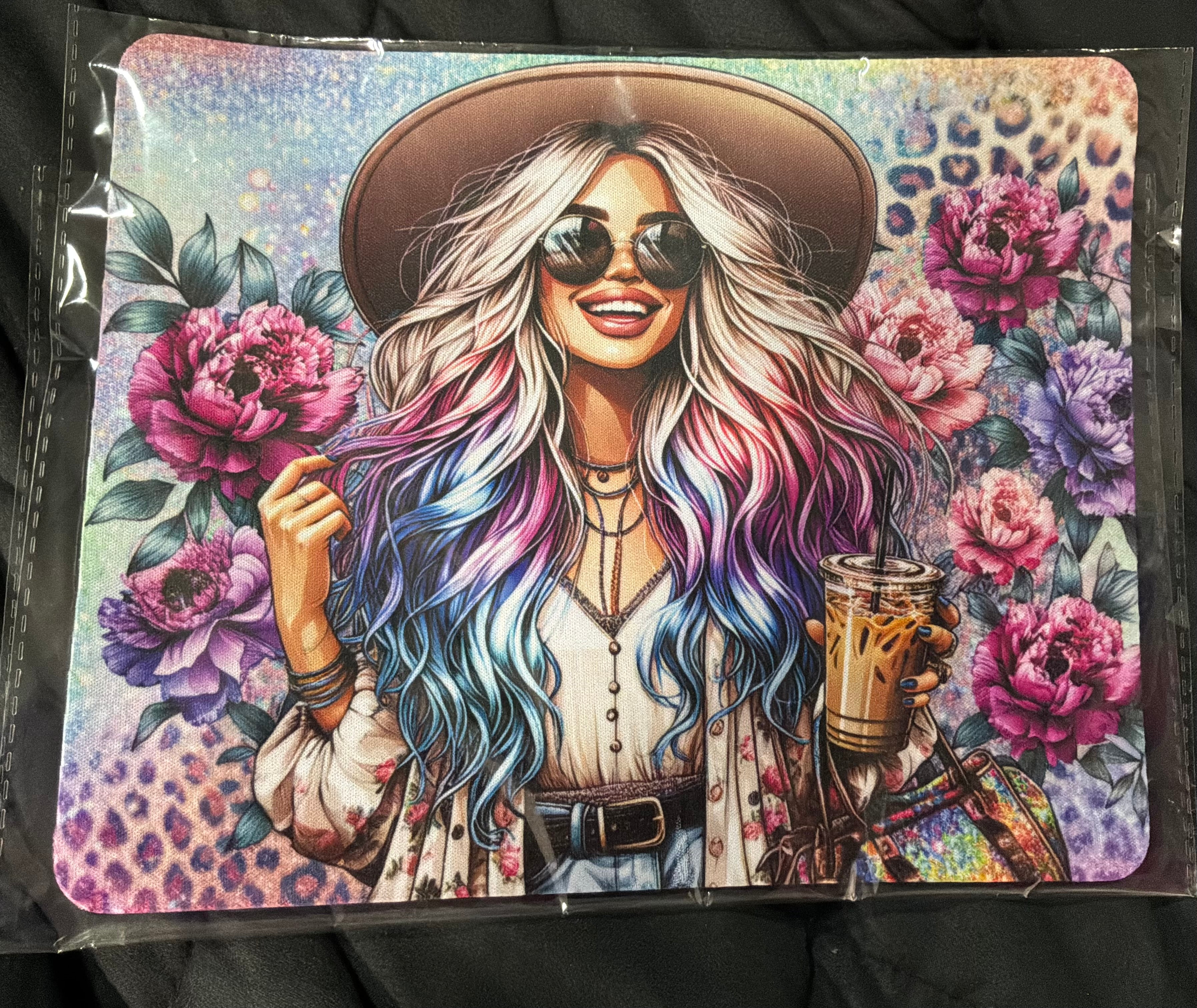 Mouse pad woman