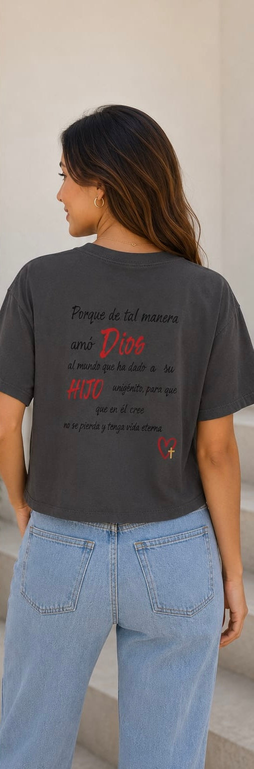 Crop top Juan 3:16